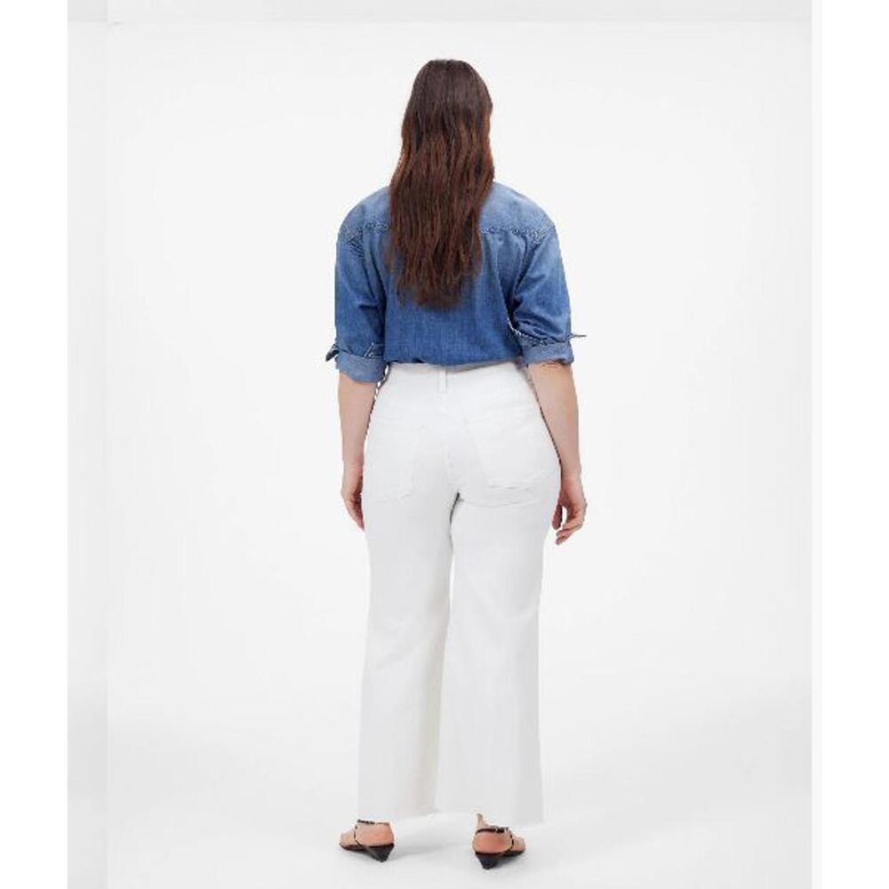 Madewell Flared crop wide leg NWT